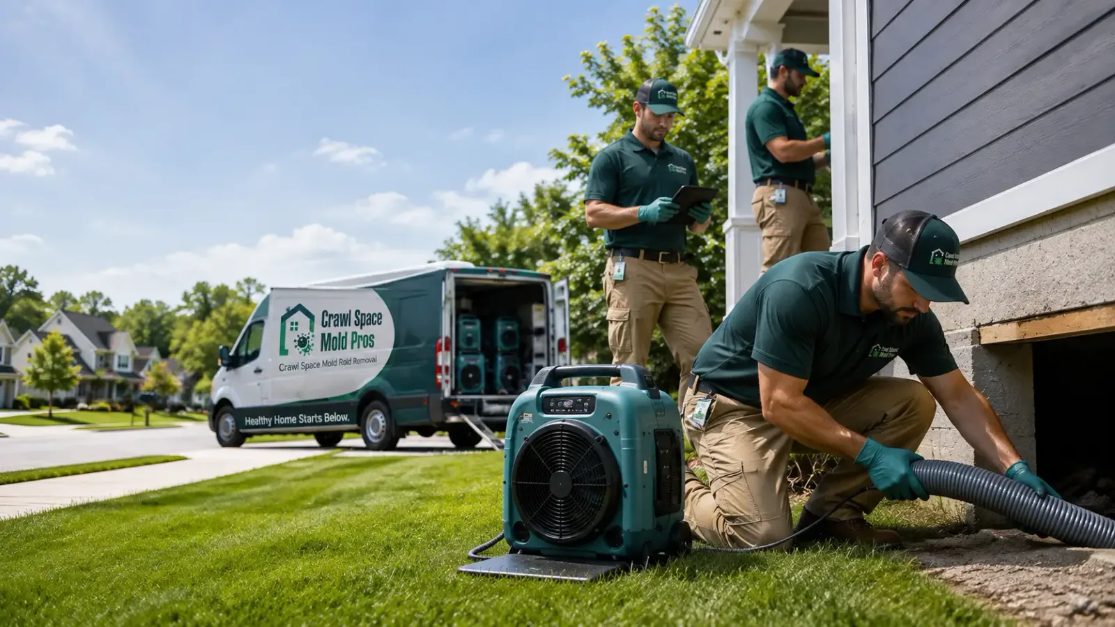 Crawl Space Mold Removal in Green Springs, OH